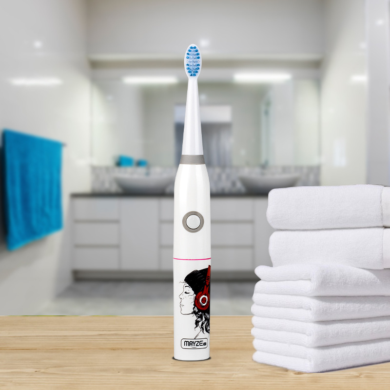 新款麥喆電動牙刷成人學生女生款防水超聲波軟刷毛招代理壹件代發