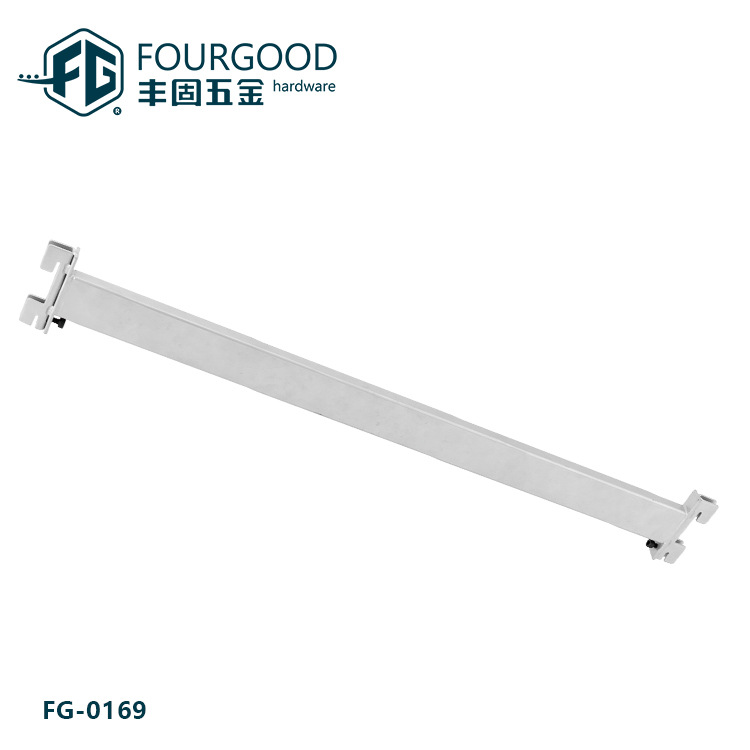 Precio de fábrica suministro directo Tarjeta de exportación doble fila hierro galvanoplastia estante soporte 18*18 tablero de vidrio cuadrado soporte Foshan hardware