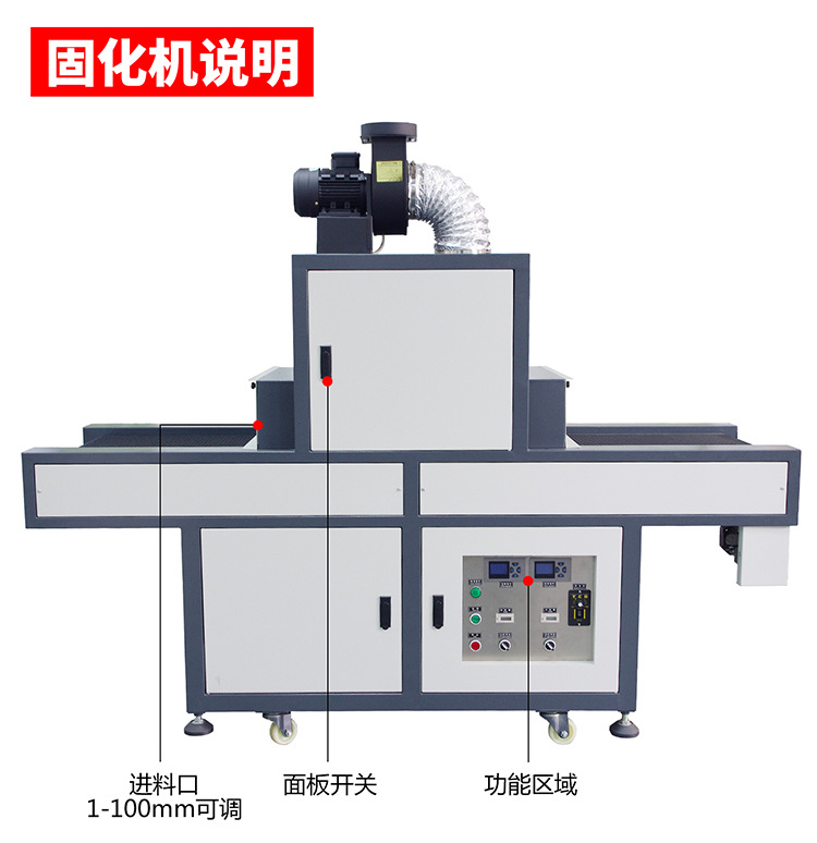 LY400_LY400-2uv紫外线固化机胶水油墨印刷传送带式大型隧道炉光固化机