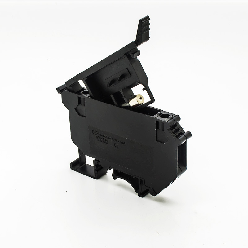 UK5-HESI 保险管保险丝接线端子座4平方卡规式熔断器端子排连接器-阿里巴巴