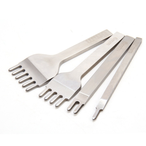 DIY leather punching tool white steel diamond puncher white steel diamond punch 3/4/5/6mm spacing single set
