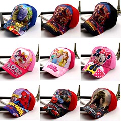 歐美動漫周邊兒童帽子卡通寶寶鴨舌帽春秋季新款男女童棒球帽批發