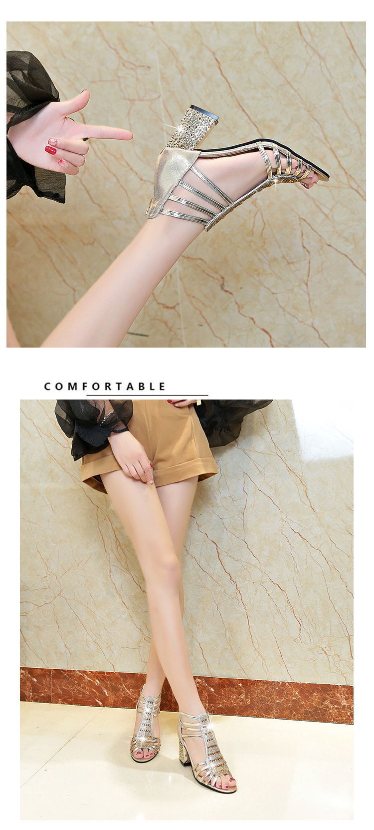 Chaussures été pour femme en PU - Ref 3346841 Image 10