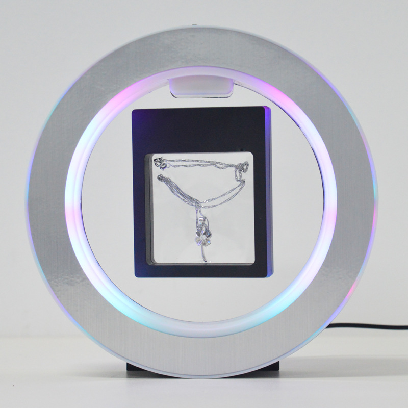 圆形磁悬浮珠宝首饰项链手链展示架 办公家居创意摆件礼品