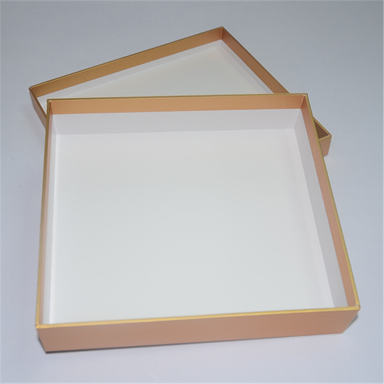 方形金色天地盒 定制加工各类包装纸盒 盒 首饰手表翻盖盒