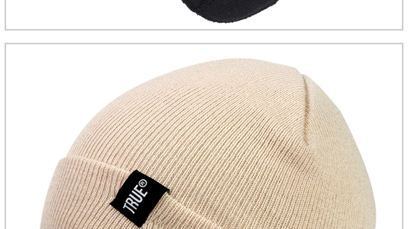 Unisex Autumn/winter warm woven ski hat with hip hop knit hat over cloth wool hat_voghion.com