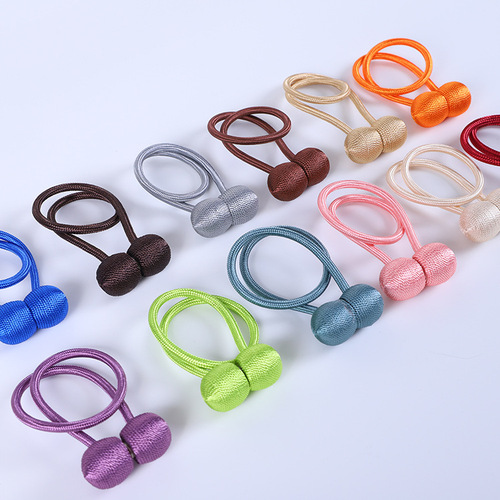 Cross-border High Quality Curtain Magnetic Buckle Curtain Earphone Magnetic Buckle Amazon Home Curtain Straps
