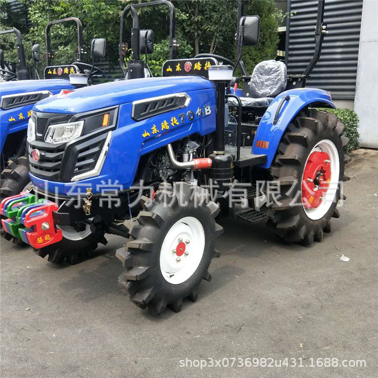 爬坡性能强四轮旋耕机 东方红动力涡轮增压四轮拖拉机 秸秆灭茬机