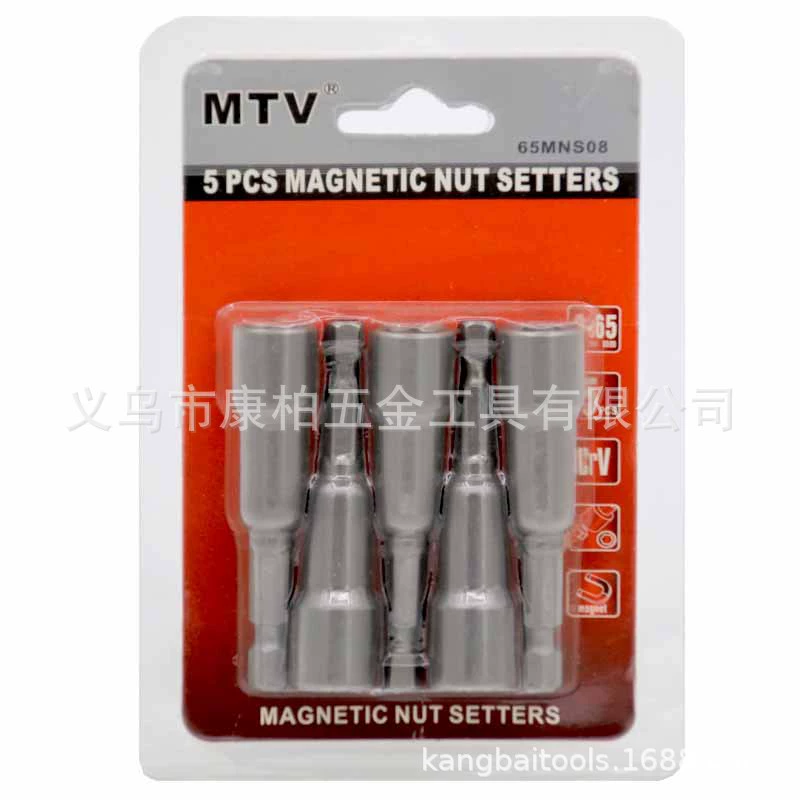 Магнитная головка партии Головка воздушной втулки Электрическая дрель Партия Головка Магнитная Шестигранная втулка Внутренний пневматический гайковерт Сильная Магнитная втулка