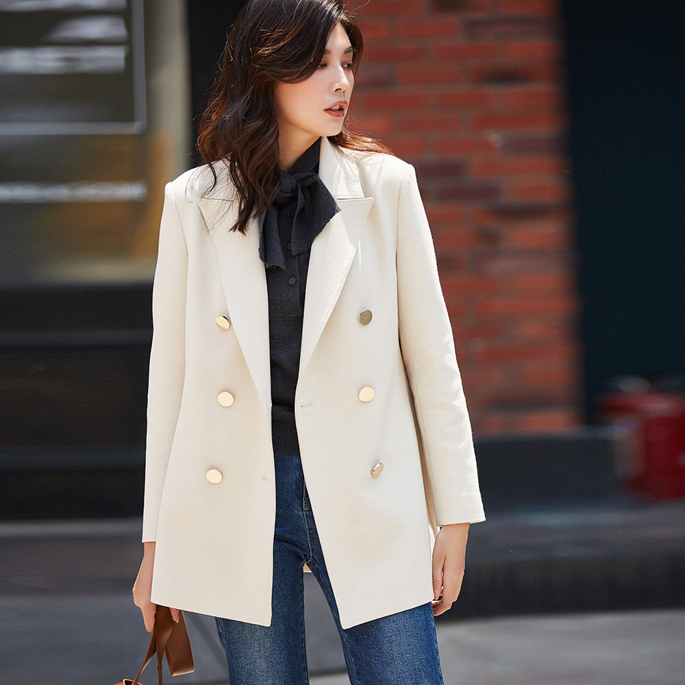 盛宏19秋新版超正！都挺好姚晨蘇明玉明星同款西服氣質外套女2097