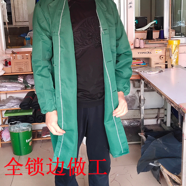 细斜纹大褂实物