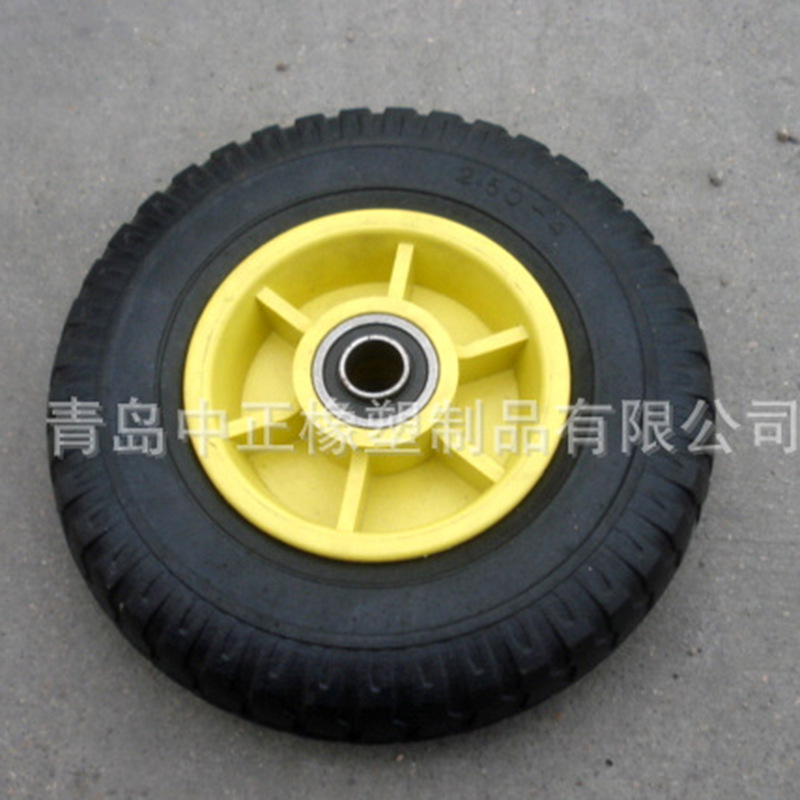 青岛厂家现货供应优良200*60胶粉轮手推车轮子等多种工具车轮