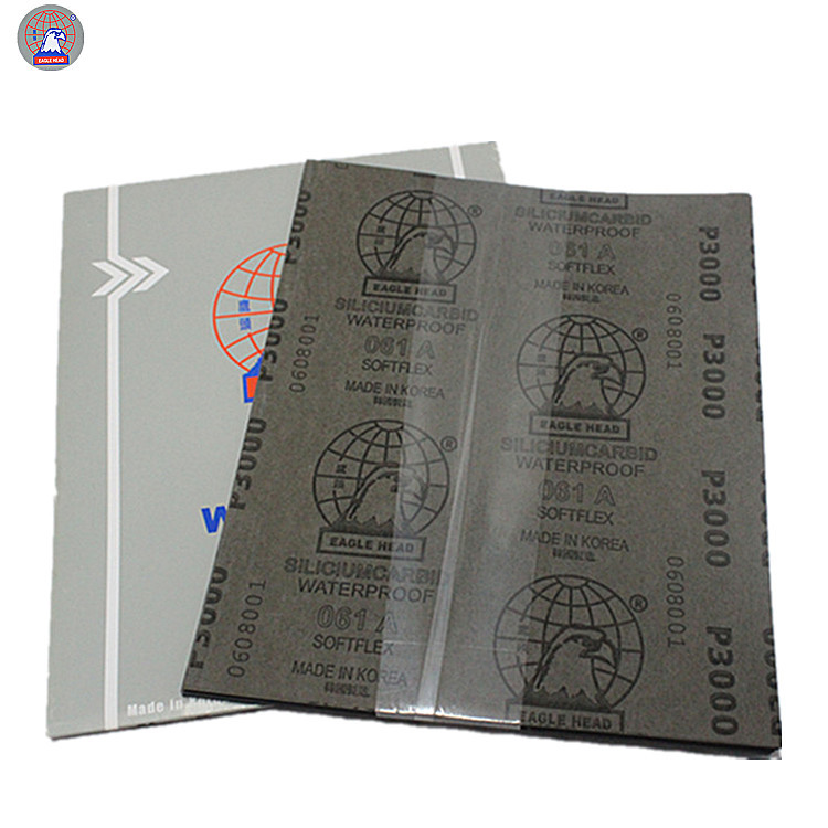 鹰头砂纸3000#砂纸 EAGLE HEAD干湿两用水沙纸极锐鹰头水磨砂纸