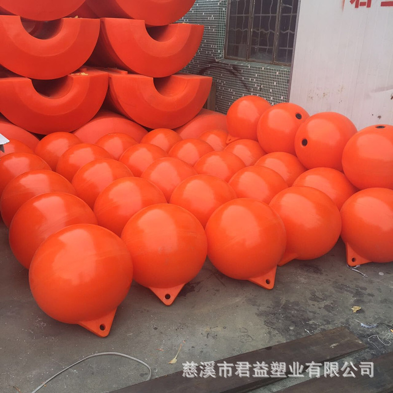 大量供应航标警示深海浮球 直径50公分单耳实心浮球 开发