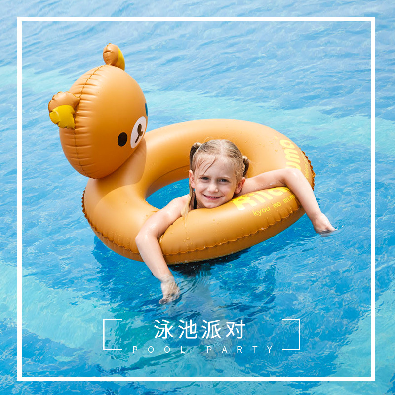 water inflatable three dimensional swimming ring PVC