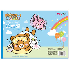 Deli 7718 Children's Doodle & Sketchbook, Blank Art & Drawing Pad for Kindergarten Kids