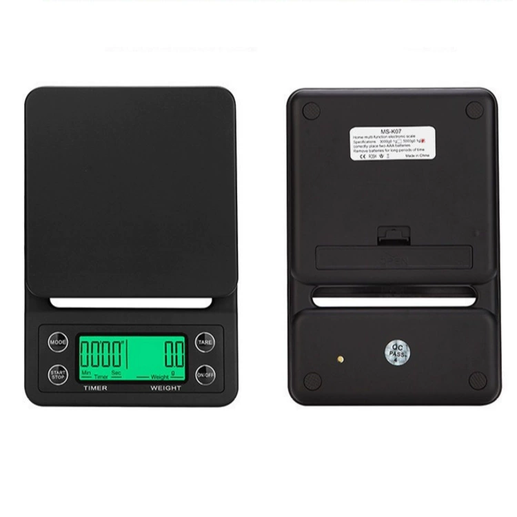 Цифровые весы для ручного приготовления кофе, точные граммовые весы, бар, кухня, время еды, цифровые весы для кофе, многофункциональные таймеры