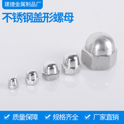 厂家直销 不锈钢盖形螺母 304不锈钢 支持定制|ru