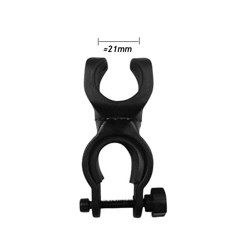 Soporte de linterna de luz fuerte Clip de coche Soporte de faro en forma de U giratorio de 360 grados Soporte de lámpara de bicicleta Clip de lámpara de bicicleta