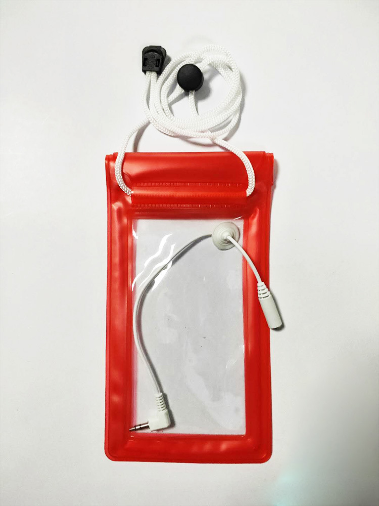 手机PVC防水袋 漂流游泳防水套防水袋 户外防水袋pvc自粘袋音频线