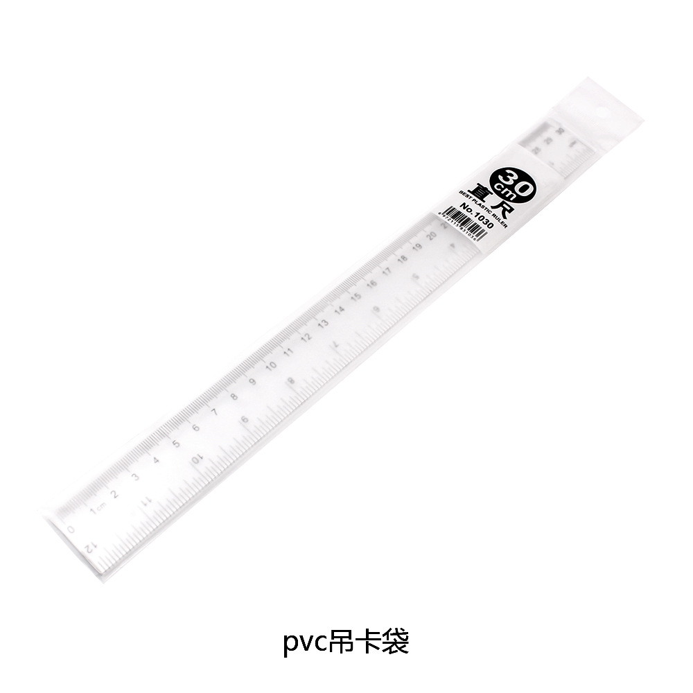30cm Plastic Transparent Ruler Organic Ruler Office Student Teacher…