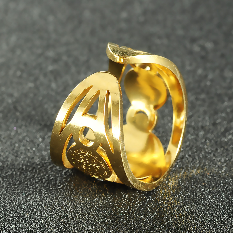 Adjustable Saint Benedict Ring