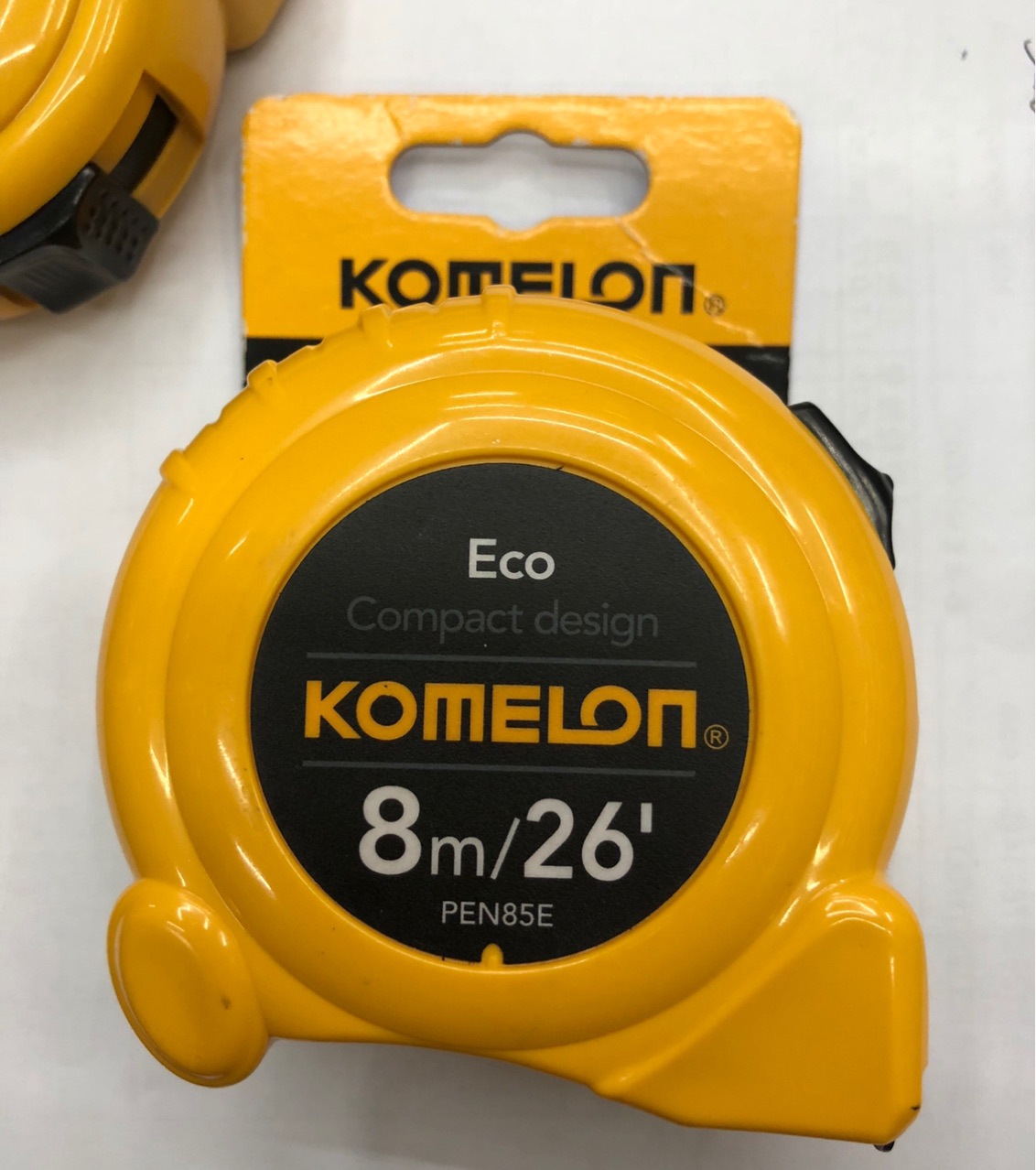 KOMELON卷尺KOMELON钢卷尺新款外壳电镀外壳包胶自锁南美地区高档