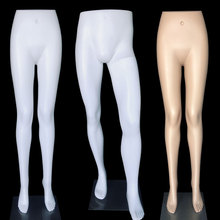 PE塑料白色肤色男女裤模下身半身模特牛仔保暖打底皮裤展示道具