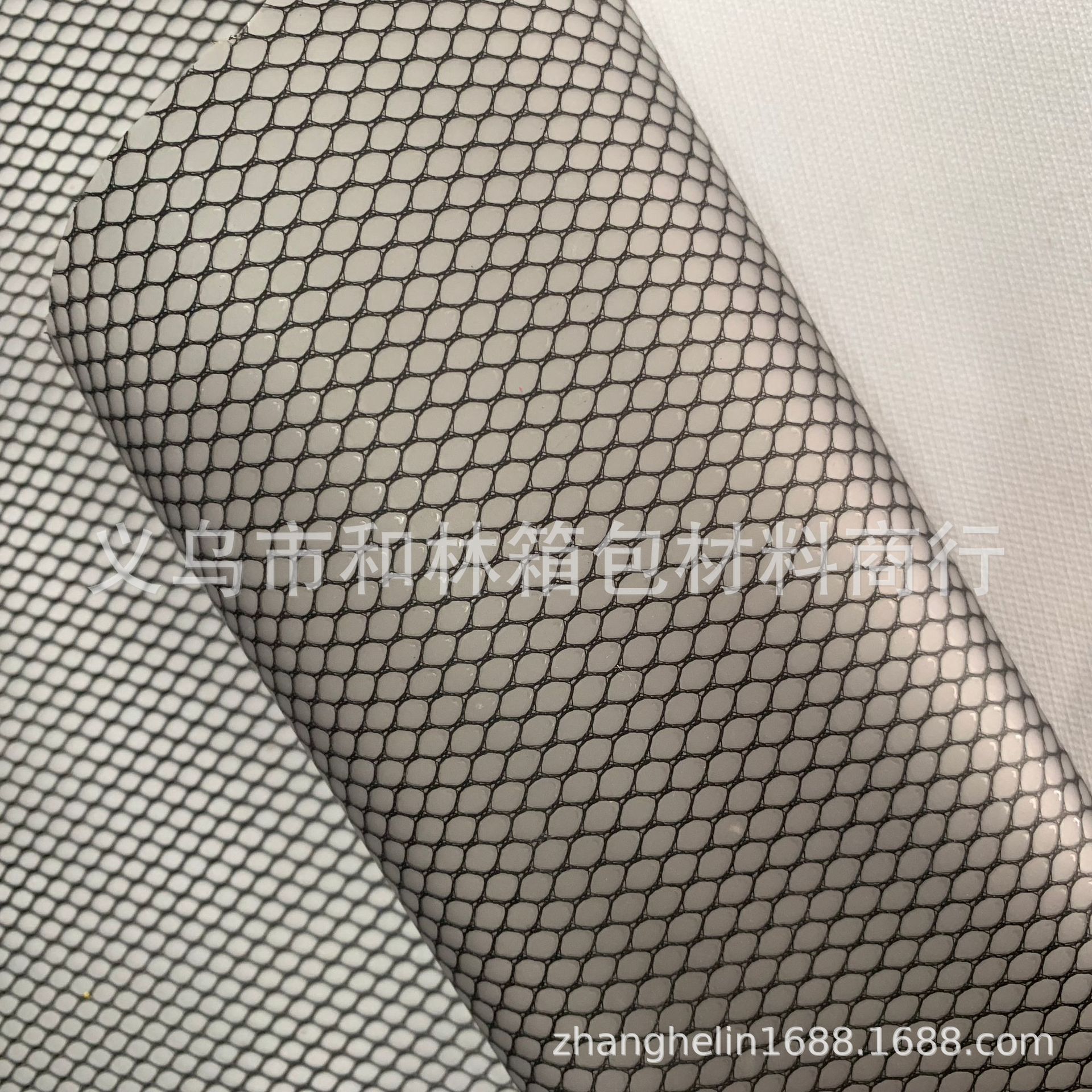 Spot supply color hexagon network fit EVA PEVA clip mesh cloth