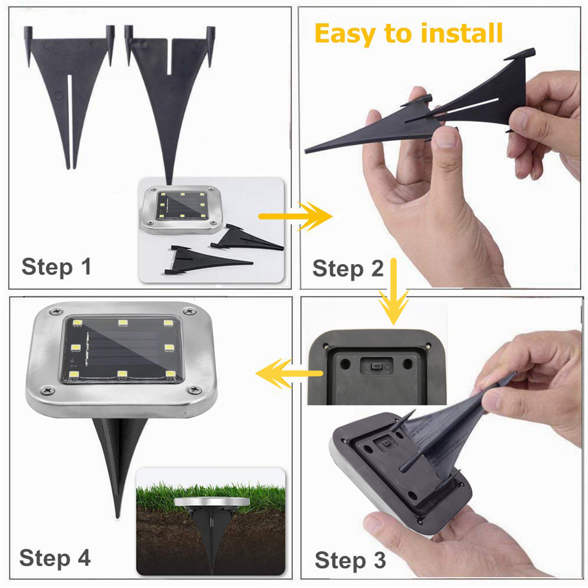 太阳能地插灯方8灯 (5)