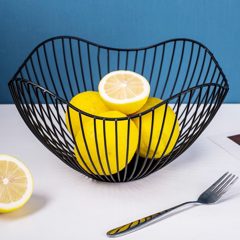 Iron Creative Fruit Plate Nordic style fruit basket creative snack…