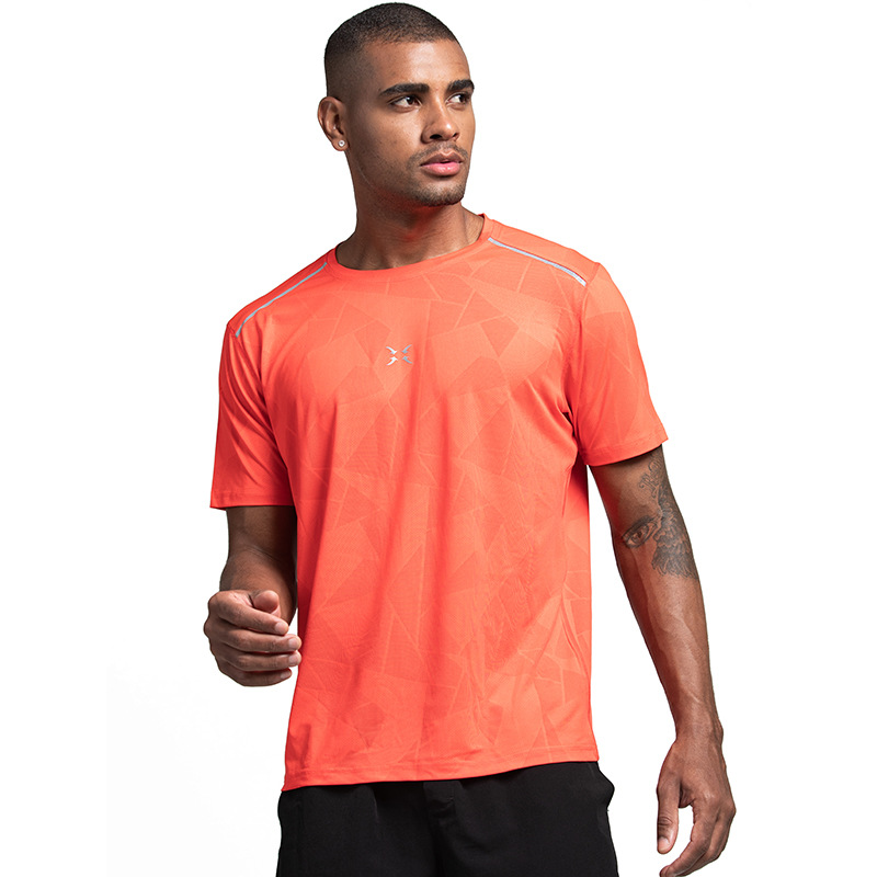 2021新款速干衣T恤男 户外运动弹力短袖健身服登山钓鱼快干衣跨境