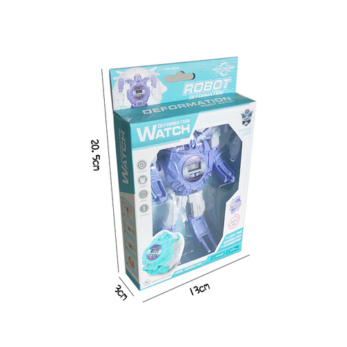 Cartoon Transformation Electronic Watch Robot Children's Watch Street Stall School Peripheral Toys Wholesale