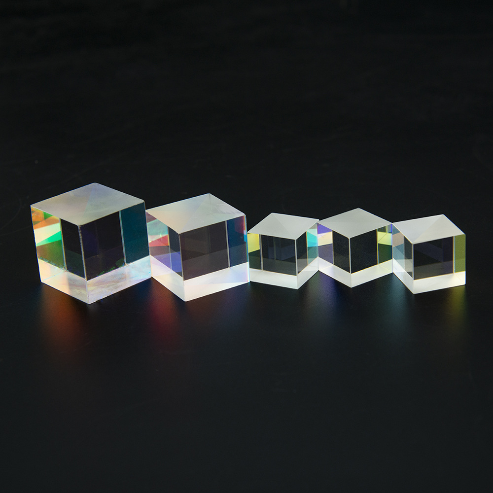 合色棱镜 光之立方 分光玻璃棱镜 光学实验 厂家棱镜加工定制WRH