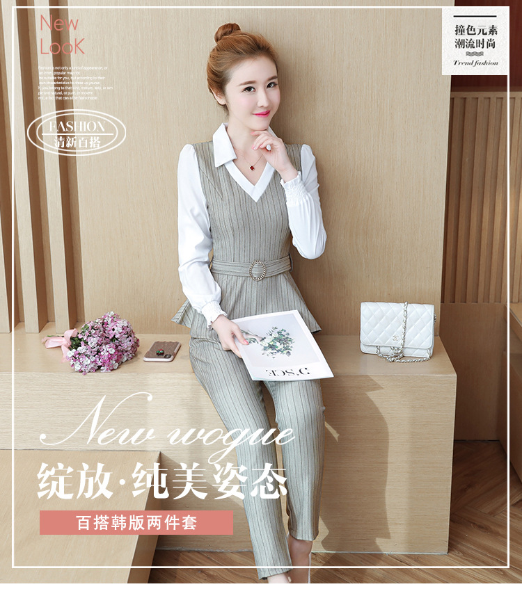 Costume femme en Mélange de coton - Ref 3334959 Image 8