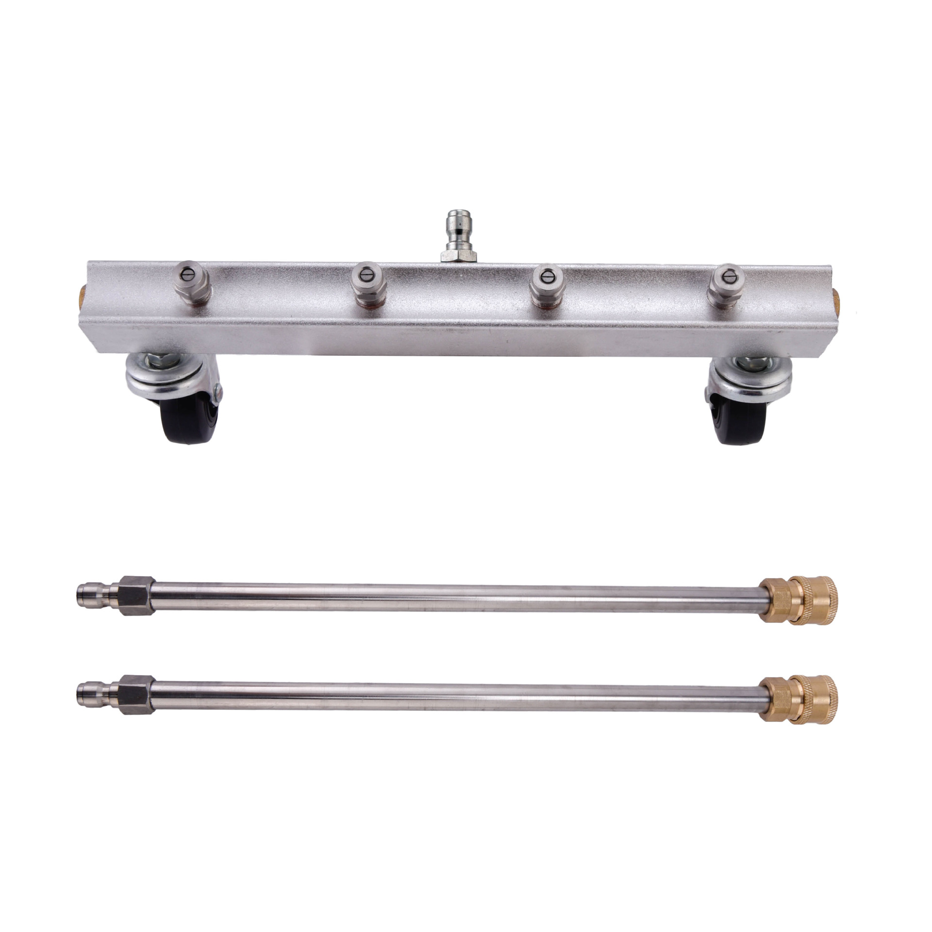 汽车底盘清洗喷头道路清洗高压清洗机水枪车底刷洗地器加长杆套装