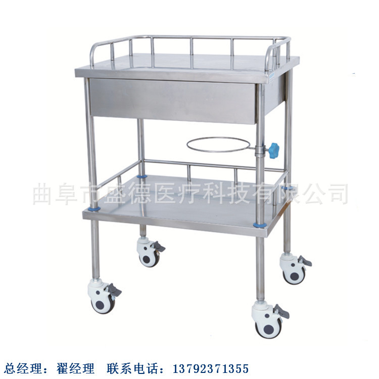 source Manufactor Electric Lifting Department of gynecology inspect Central control brake Transport MD-725 Stainless steel Dressing car