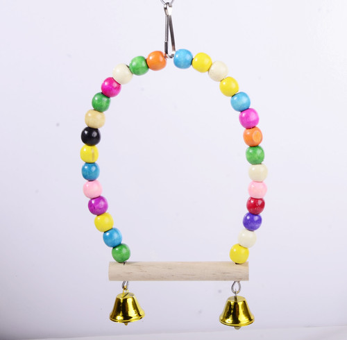 Small and medium-sized parrot toys, bird supplies, colorful swings, bird cage stands, parrot toys wholesale