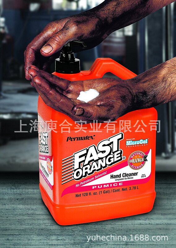 Wholesale Supply of American Original Permatex25218 Water-Free Scrub Orange-Flavored Heavy Oil Stain Hand Sanitizer
