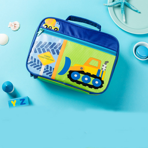 21 New Oxford Cloth Insulated Bags Waterproof Cartoon Lunch Bags for Primary School Students Children's Eco-Friendly Lunch Bags with Meals
