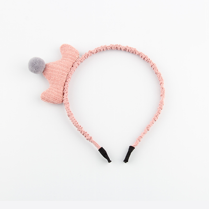 Korean Children's Non-slip Pink Headband display picture 5