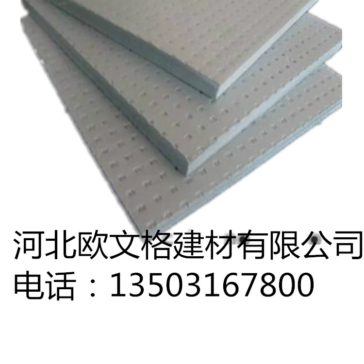 Squeezing board XPS inside and outer wall roof floor warm