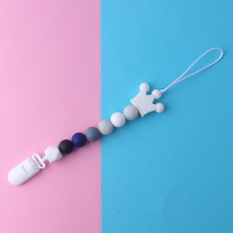 Directo de fábrica de silicona chupete Cadena de bebé de haya silicona teether juguete molar AliExpress Amazon nuevo