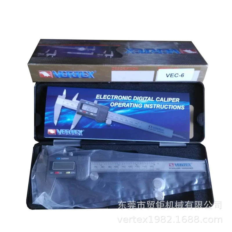 Тайваньский Орел ЖК-штангенциркуль VEC-6 Тайваньский цифровой Размер видеокарты 0-150