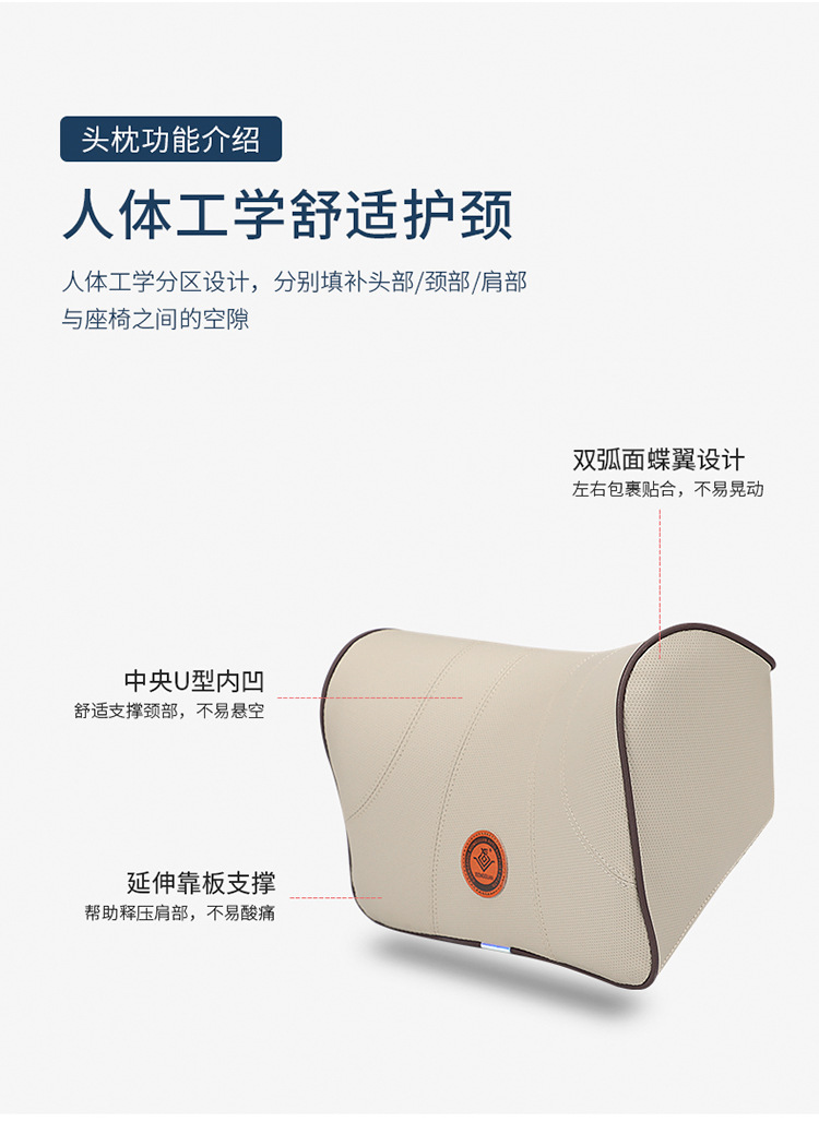 Car headrest waist support car memory foam neck pillow car pillow pillow back cushion waist support car supplies