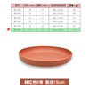 Round plastic flowerpot, increased thickness, suitable for import