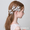 Children's crystal handmade from pearl, Chinese hairpin, hairgrip, hair accessory