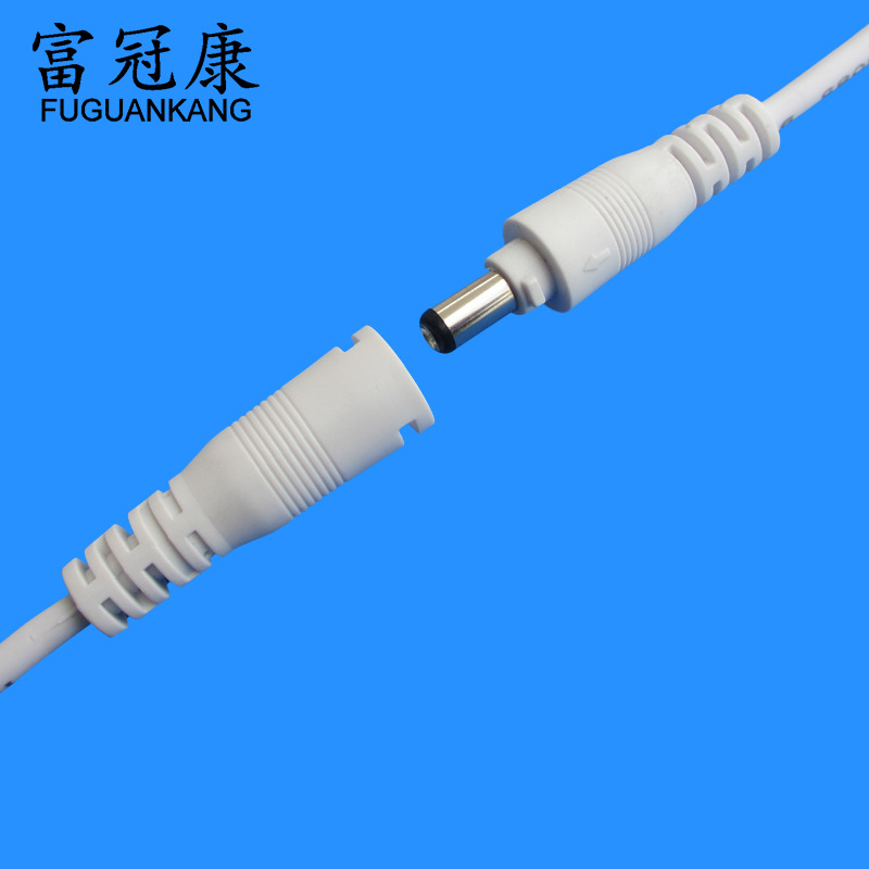 富冠康直供 5521DC公母线 灯具防脱公母插头带锁扣电源连接线|ru