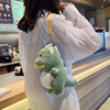 Plush dinosaur, cartoon cute one-shoulder bag, shoulder bag, 2019, new collection, Korean style