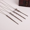 Metal magic wand, necklace, keychain, accessory, Harry Potter, new collection, European style, wholesale